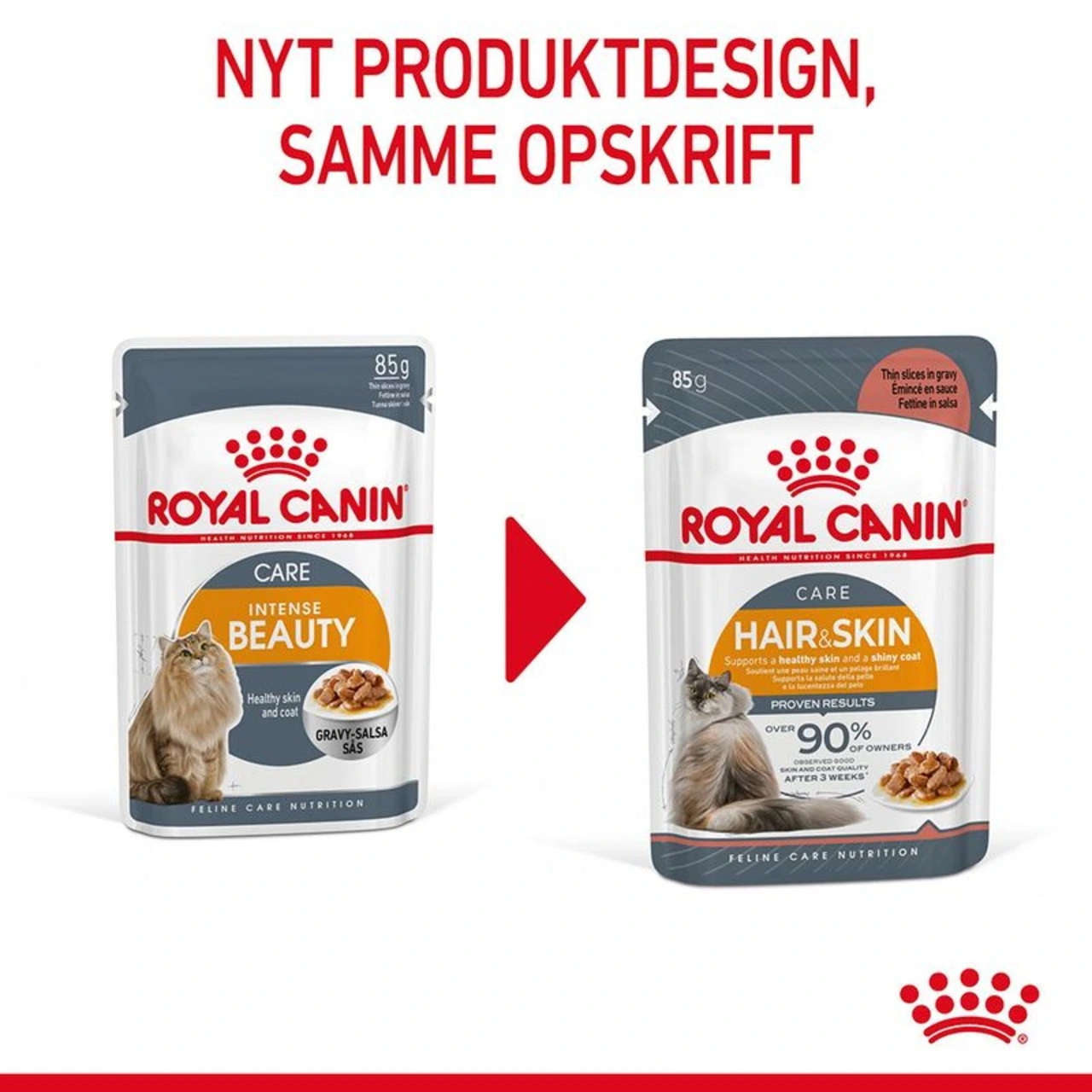 Royal Canin Hair & Skin Jelly - vådfoder 85 g